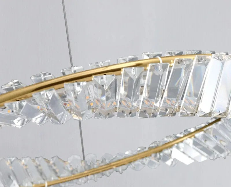 KRYSZTAŁOWA LAMPA SUFITOWA LED APP1064-1CP 11
