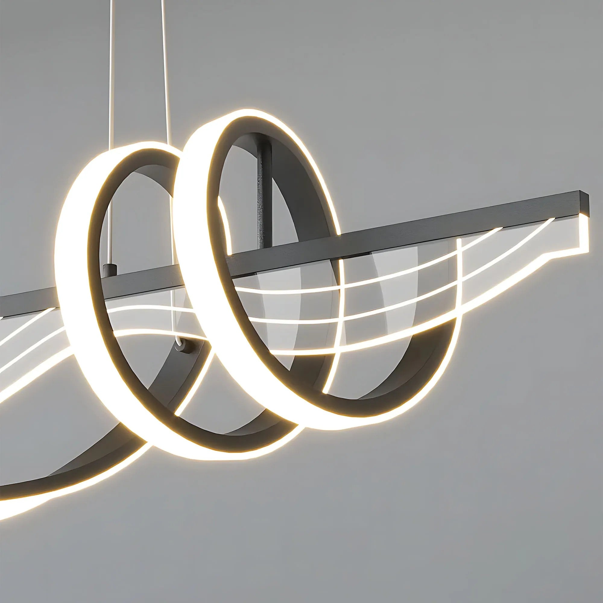 Lampa WISZĄCA LED LHJ041-CP 100 Cm CZARNA 11