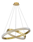 LAMPA SUFITOWA WISZĄCA LED APP1772-CP Złoto Szczotkowane 11