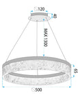 Lampa Wisząca LHJ046-CP 50 Cm ZŁOTA 11