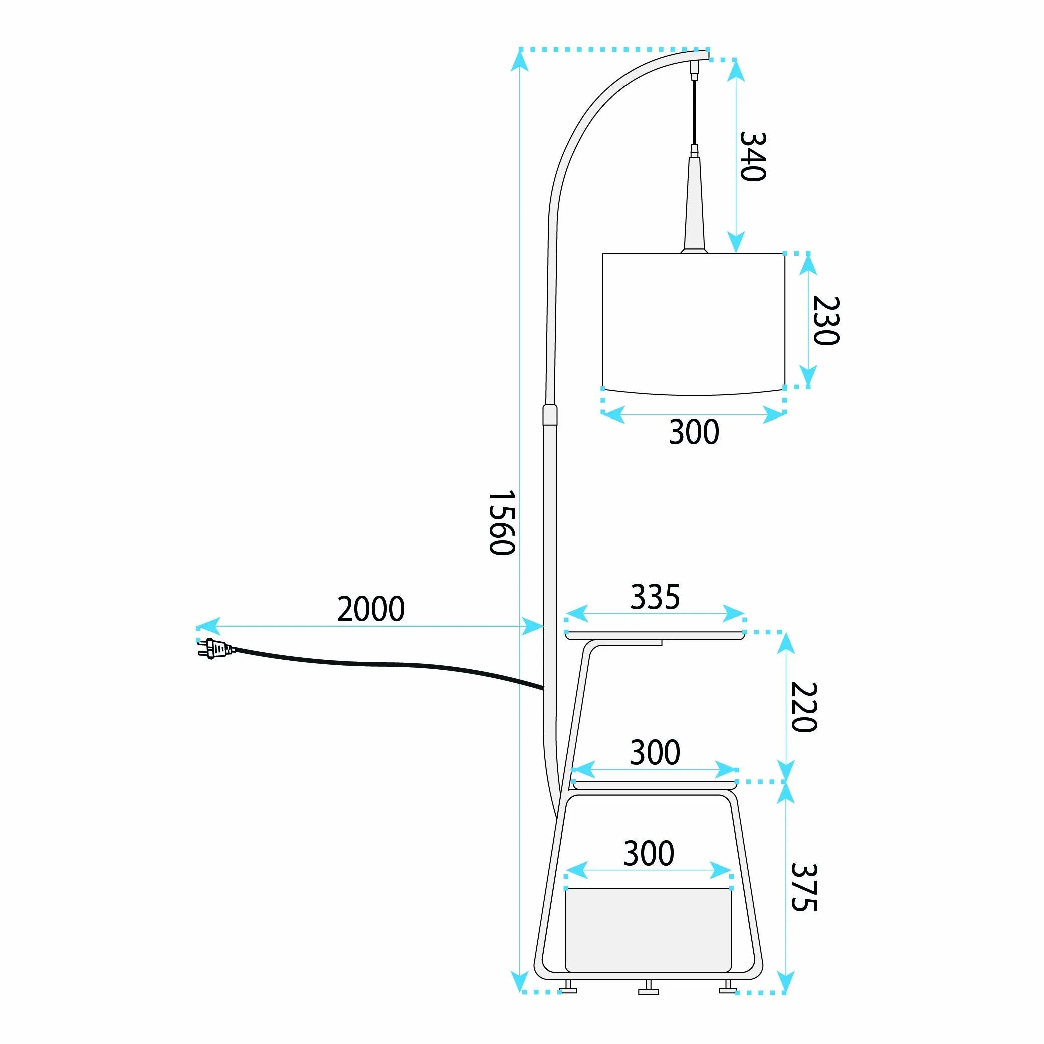Lampa Stojąca Podłogowa G156-1F Nature 11