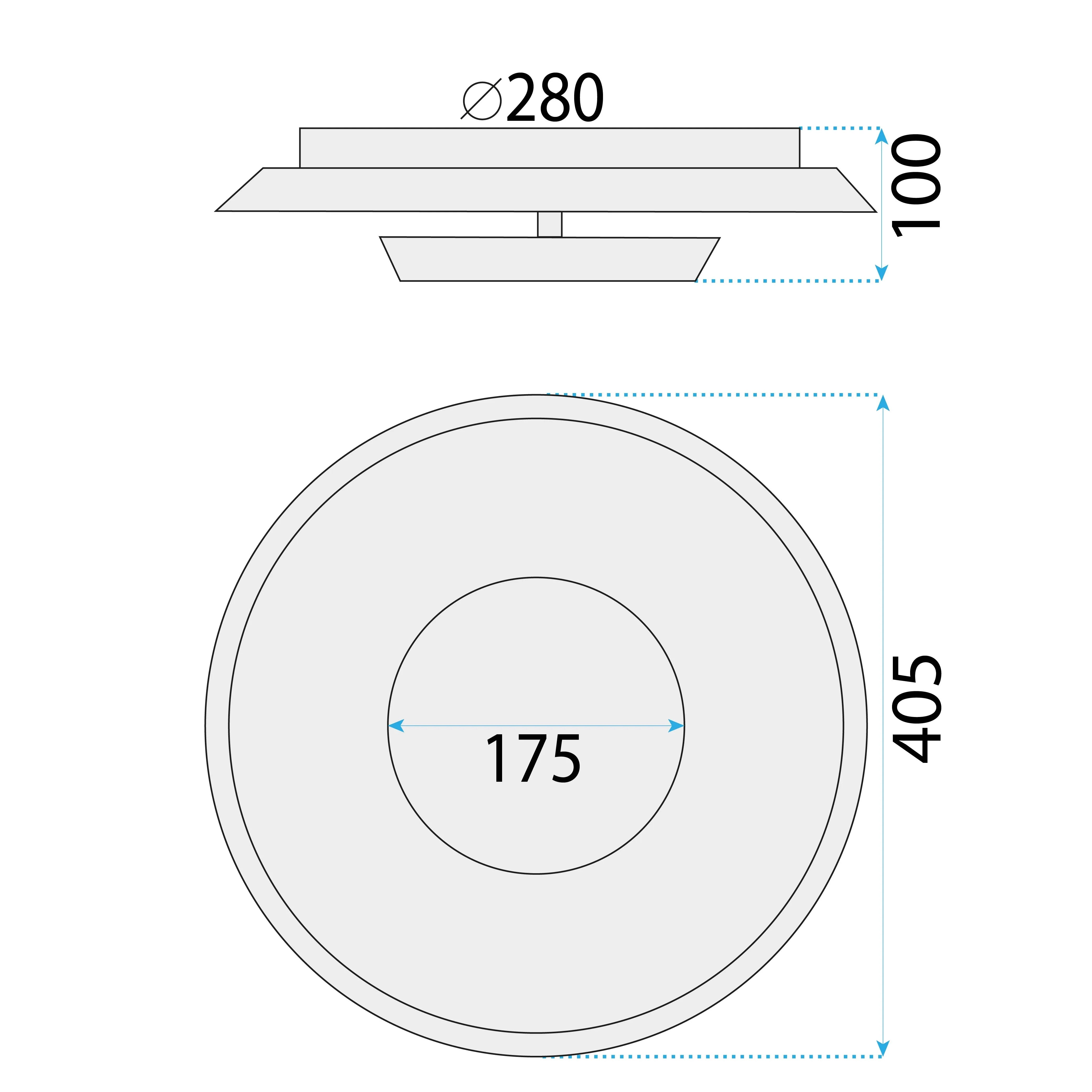 LAMPA LED SUFITOWA GREEN APP1460 11