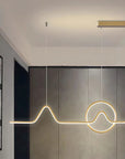 LAMPA WISZĄCA LED LHJ022-CP 120 Cm ZŁOTA 11