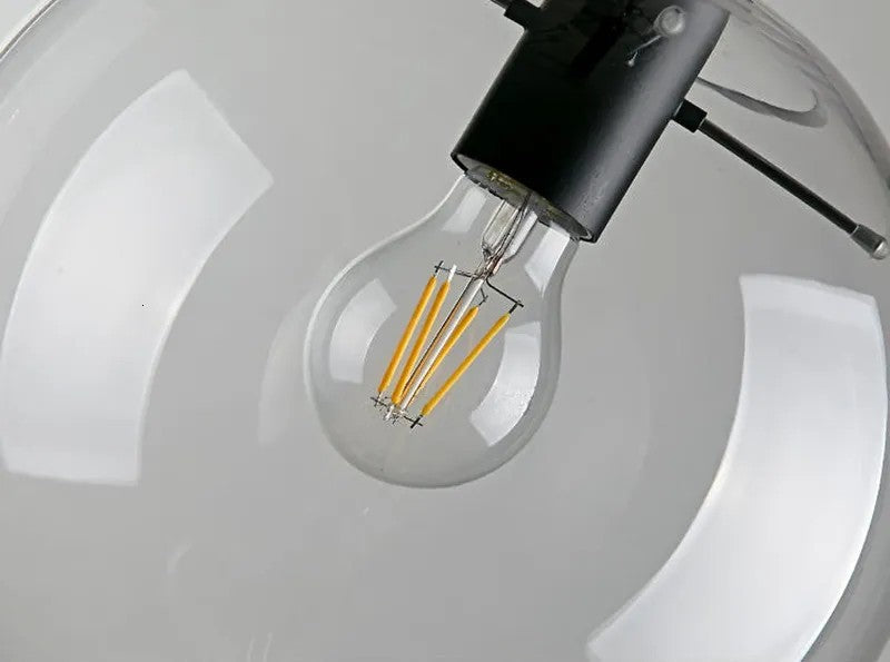 Lampa Sufitowa Wisząca Szklana Lassi 20 Cm APP306-1CP Czarna 11