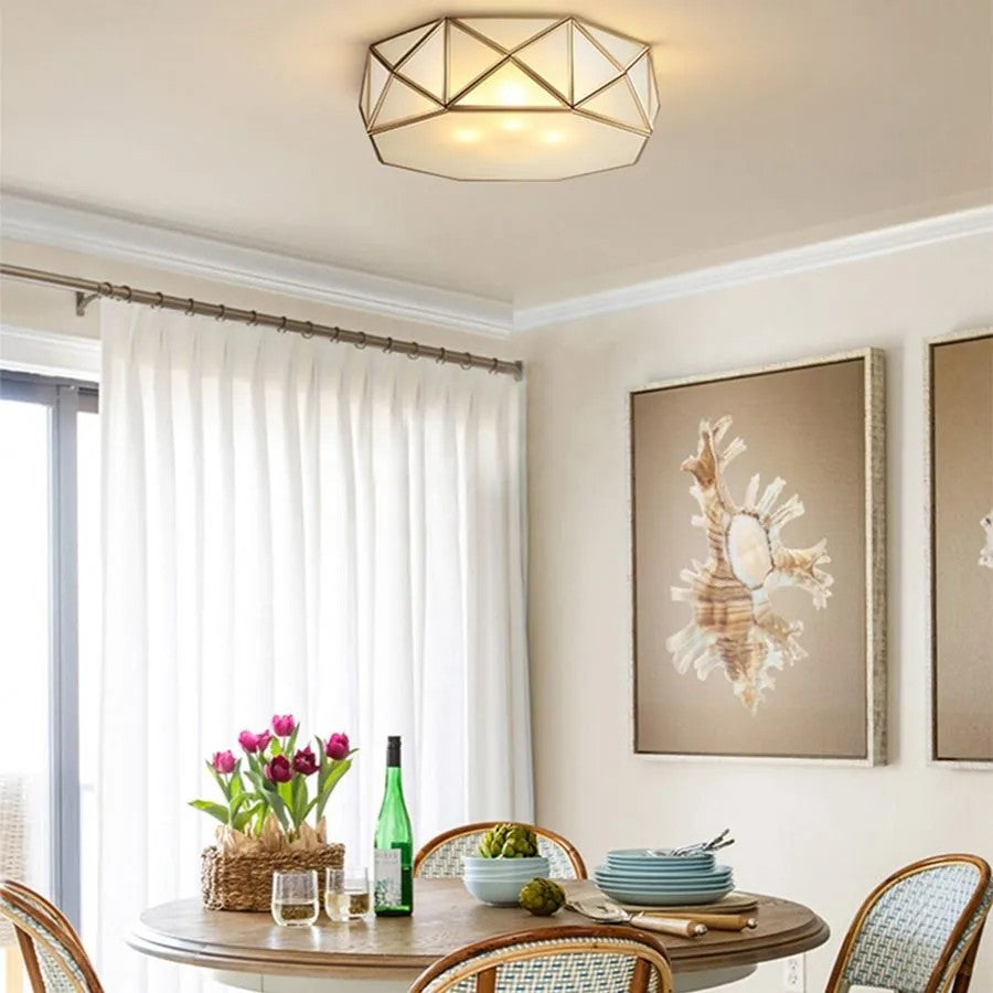 Lampa Sufitowa 45cm APP1239-C Złota 11