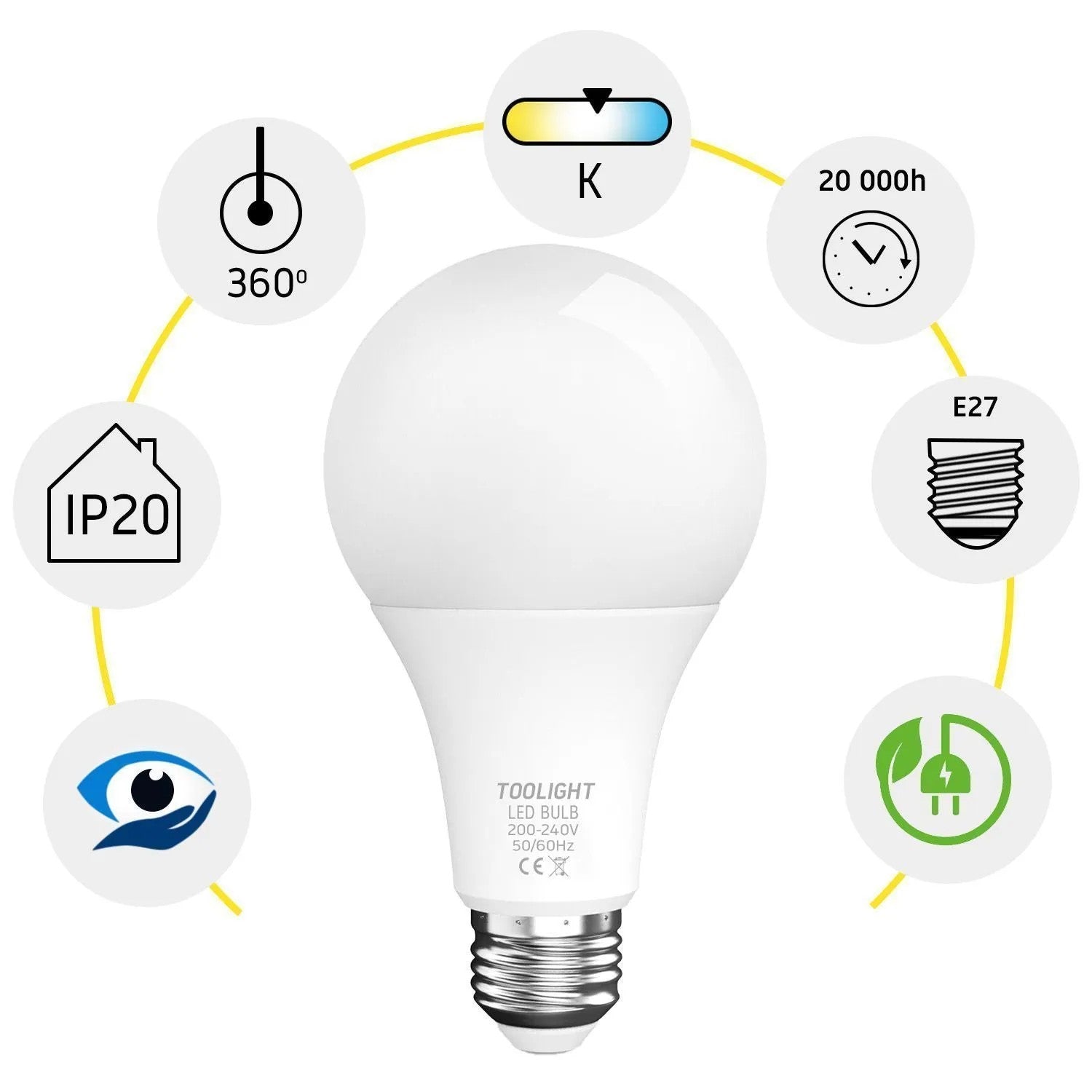 Żarówka LED Zimna E-27 9W RSL025 11