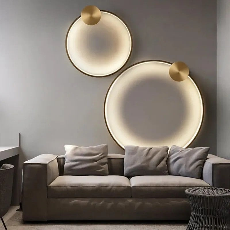 LAMPA ŚCIENNA KINKIET LED APP1391-CW OLD GOLD 50cm 11