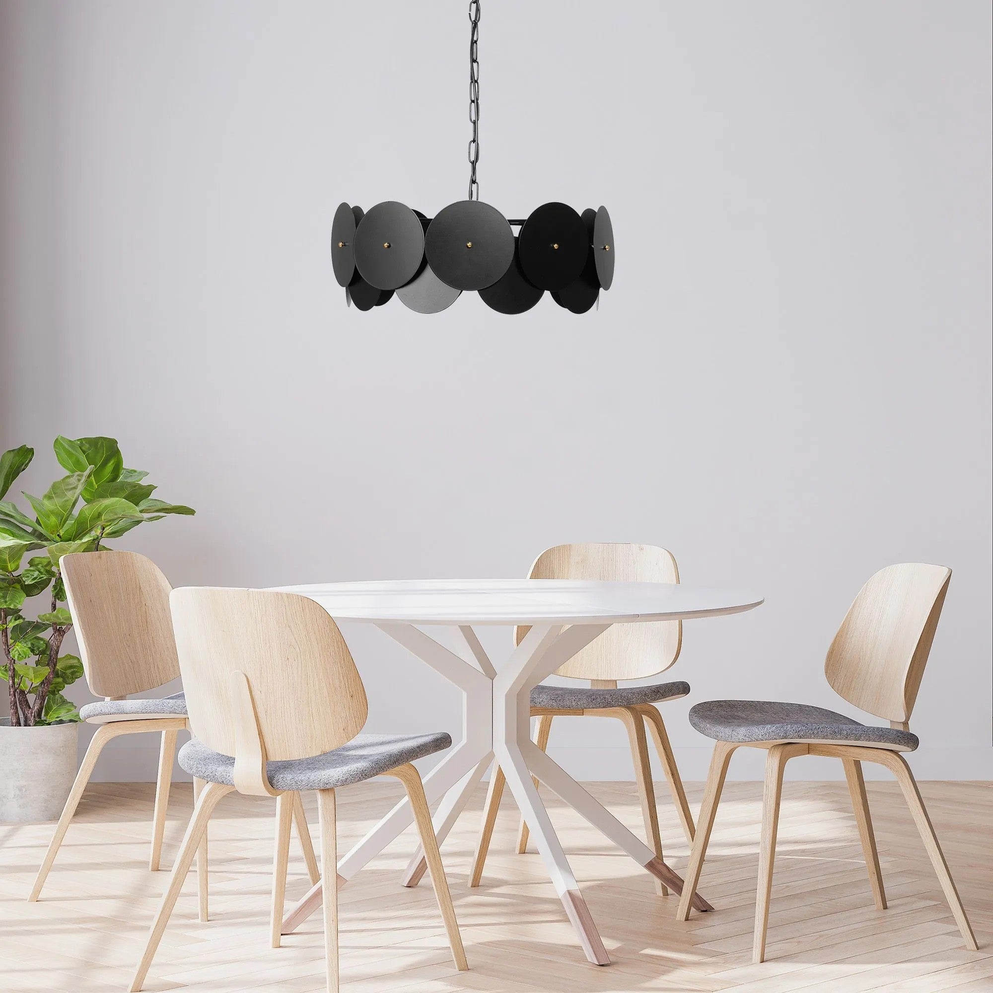 LAMPA SUFITOWA WISZĄCA APP1307-CP BLACK 11