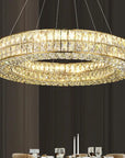 LAMPA SUFITOWA WISZĄCA LED APP1568-CP Gold 60cm 11
