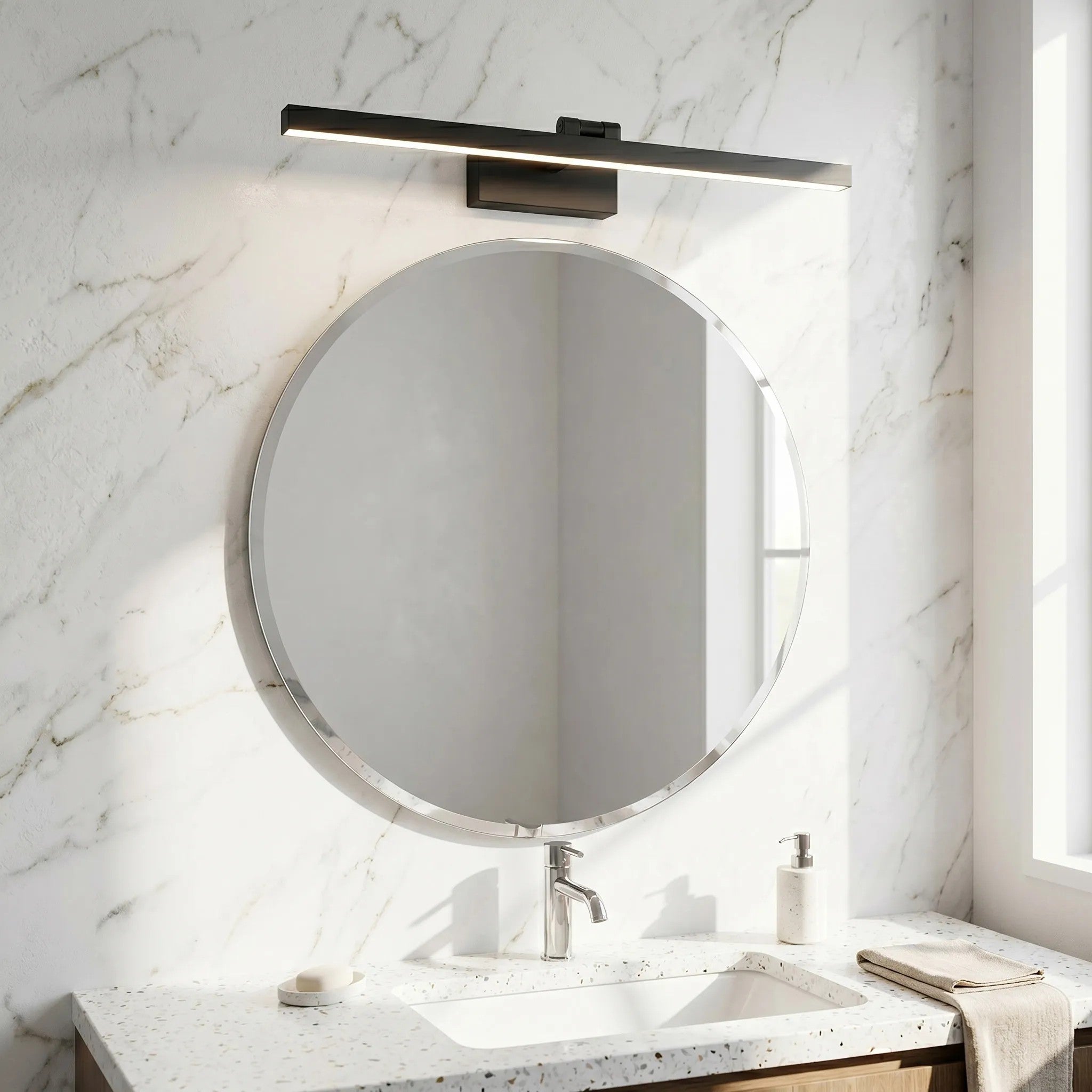 Kinkiet Łazienkowy LED APP1867-1W 60 Cm Black 11