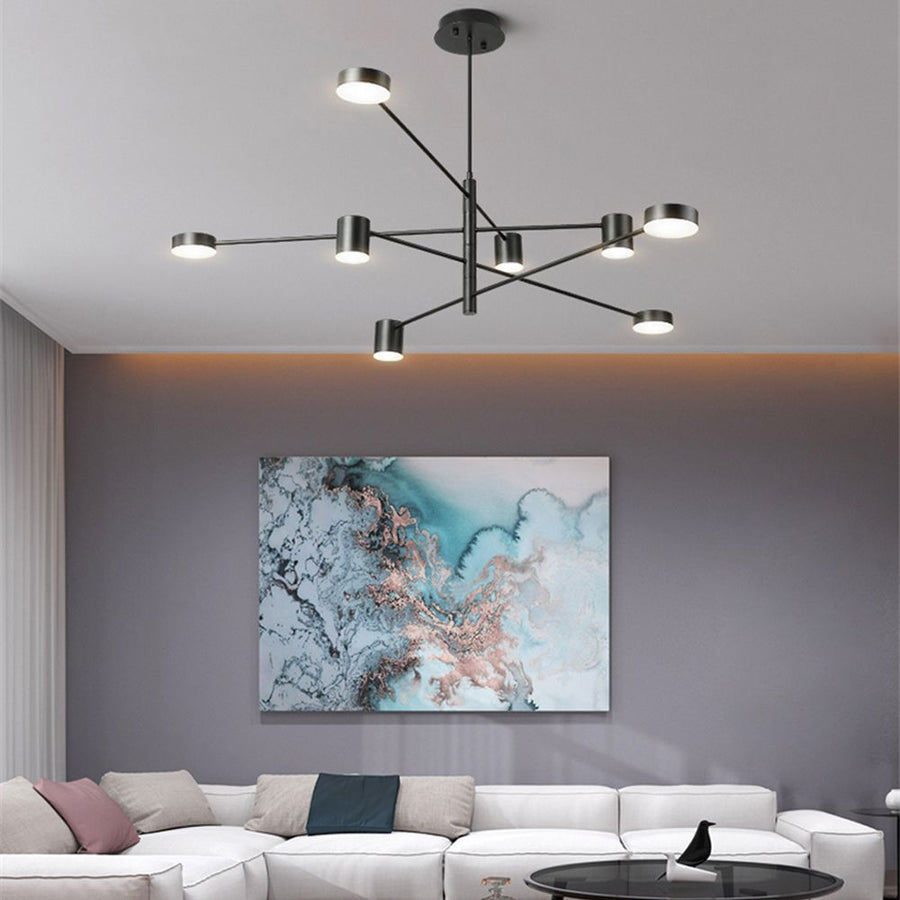 Lampa Sufitowa Nowoczesna 8-ramienna APP598-8C 6