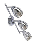 Wirginia Lampa sufitowa listwa chrom e14 klosz lustrzany 93-14023