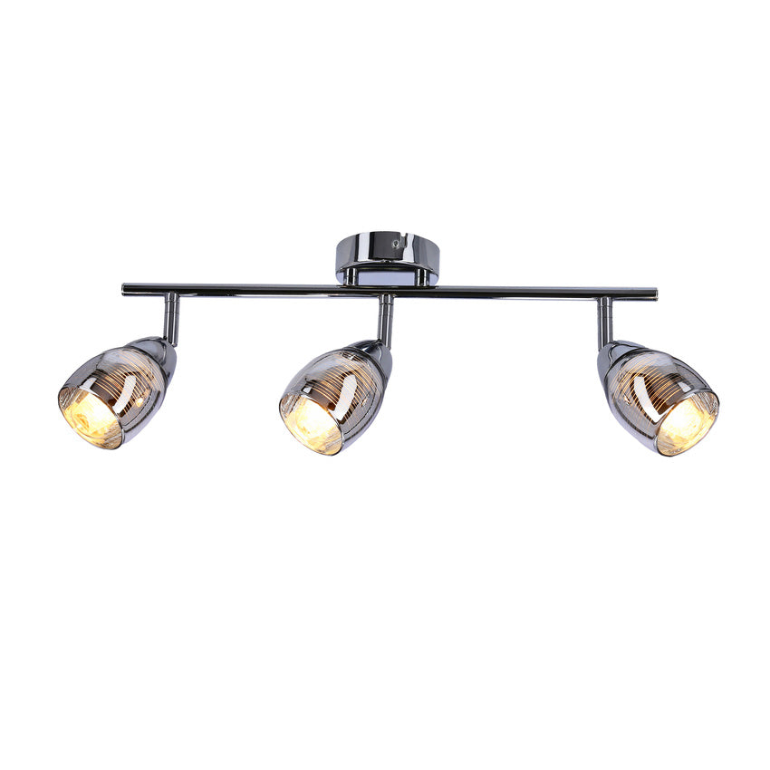 Wirginia Lampa sufitowa listwa chrom e14 klosz lustrzany 93-14023