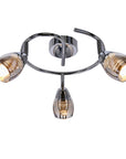 Wirginia Lampa sufitowa spirala chrom e14 klosz lustrzany 98-14047