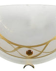 Plafon bursztynowy szklany lampa ścienna 60W E27 Giara Candellux 11-16709