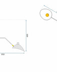 Lampa Sufitowa 3 Ramienna APP569-3C Czarna 12