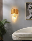 Lampa Kryształowa Kinkiet 312357 Złota 12