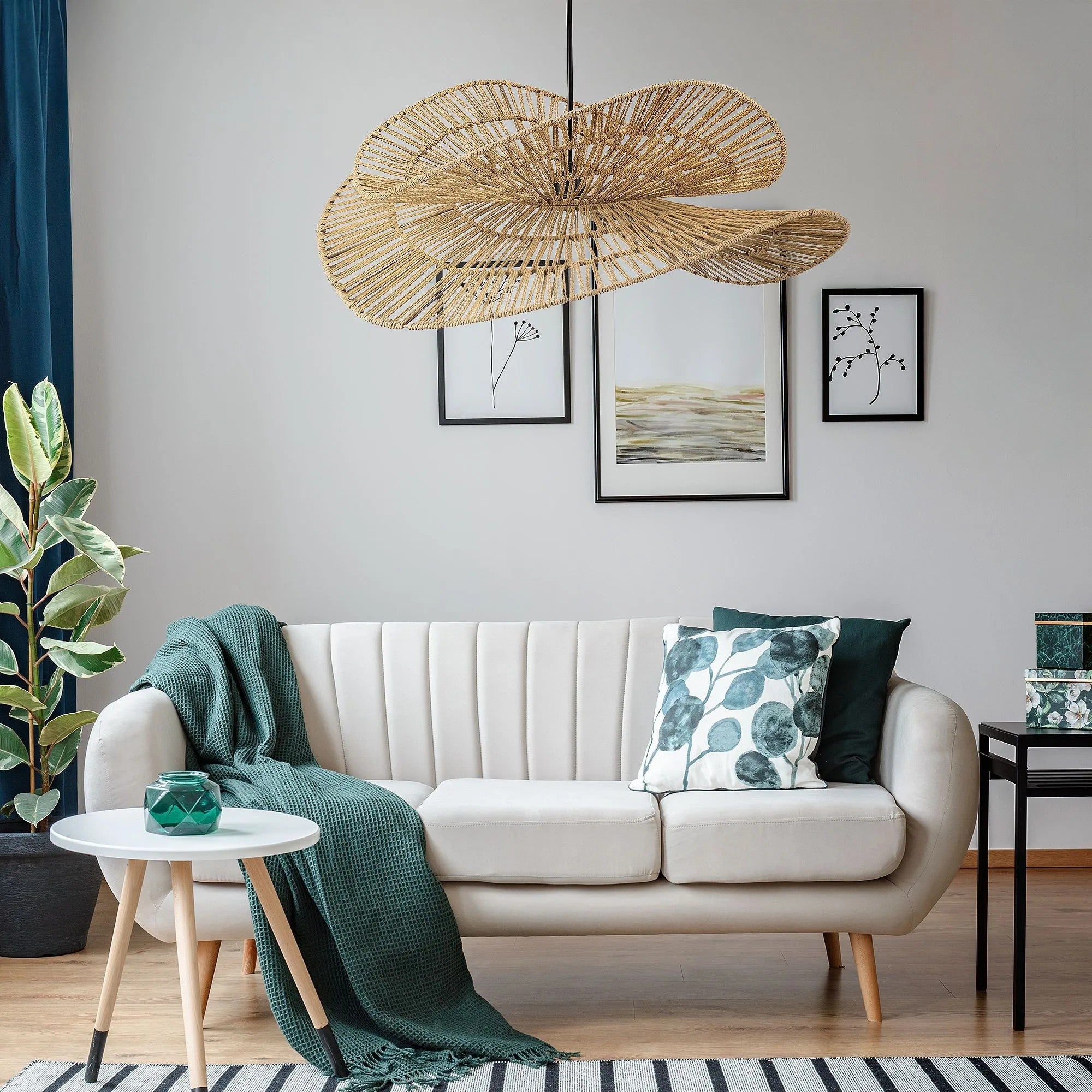 Lampa Sufitowa Wisząca Boho APP1737-1CP 50CM 12