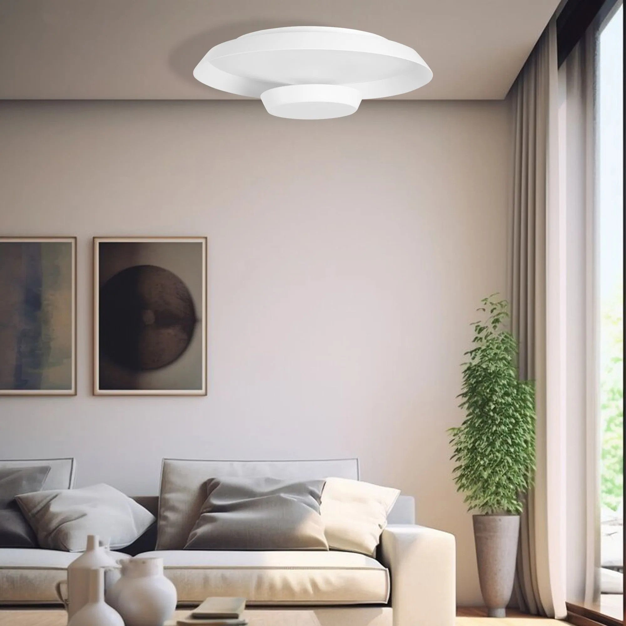 LAMPA SUFITOWA WISZĄCA LED WHITE APP1459 12