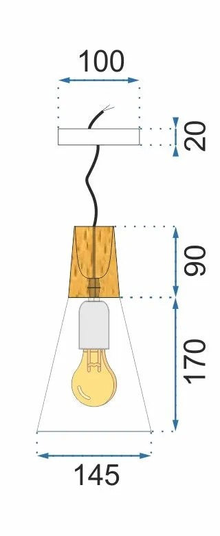 Lampa Sufitowa SCANDI B APP058-1CP Biała 12