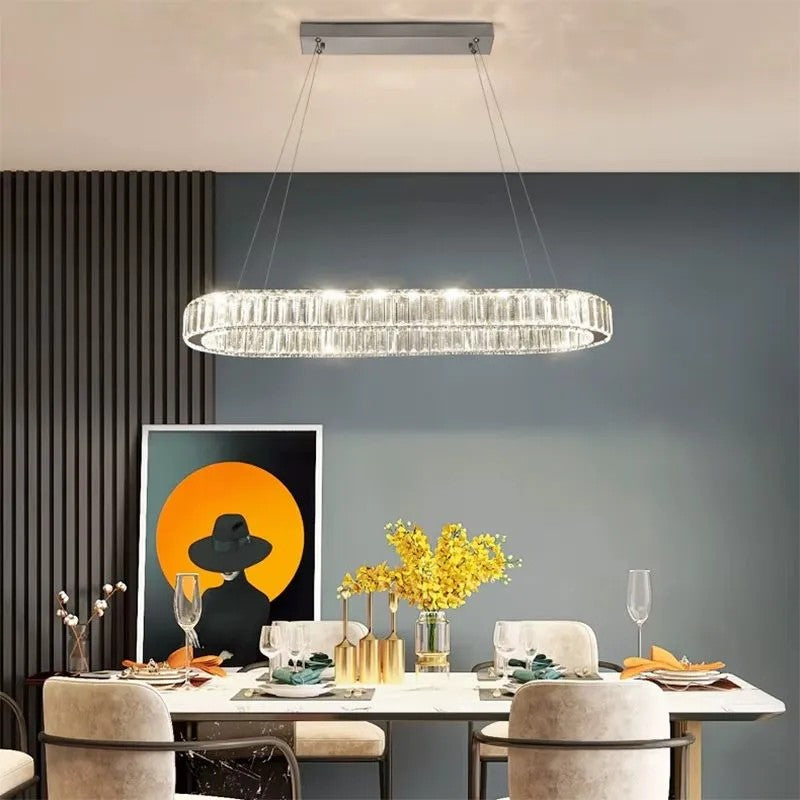 LAMPA SUFITOWA WISZĄCA LED APP1547-CP CHROM 12