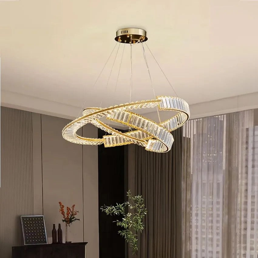 LAMPA WISZĄCA LED APP1524-CP60/80 GOLD 12