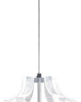 Lampa wisząca bezbarwna LED zimny Caruso 31-55545