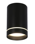 Lampa sufitowa oprawa czarna 15W GU10 Tuba 2282787