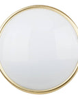 Plafon okrągły biały/złoty lampa sufitowa 60W E27 13-34062