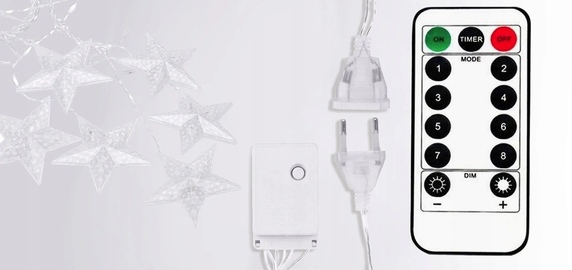 Kurtyna LED Z Pilotem (CD005) 13