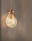 LAMPA SUFITOWA WISZĄCA LHJ107-1CP JASNE RÓŻOWE ZŁOTO 13