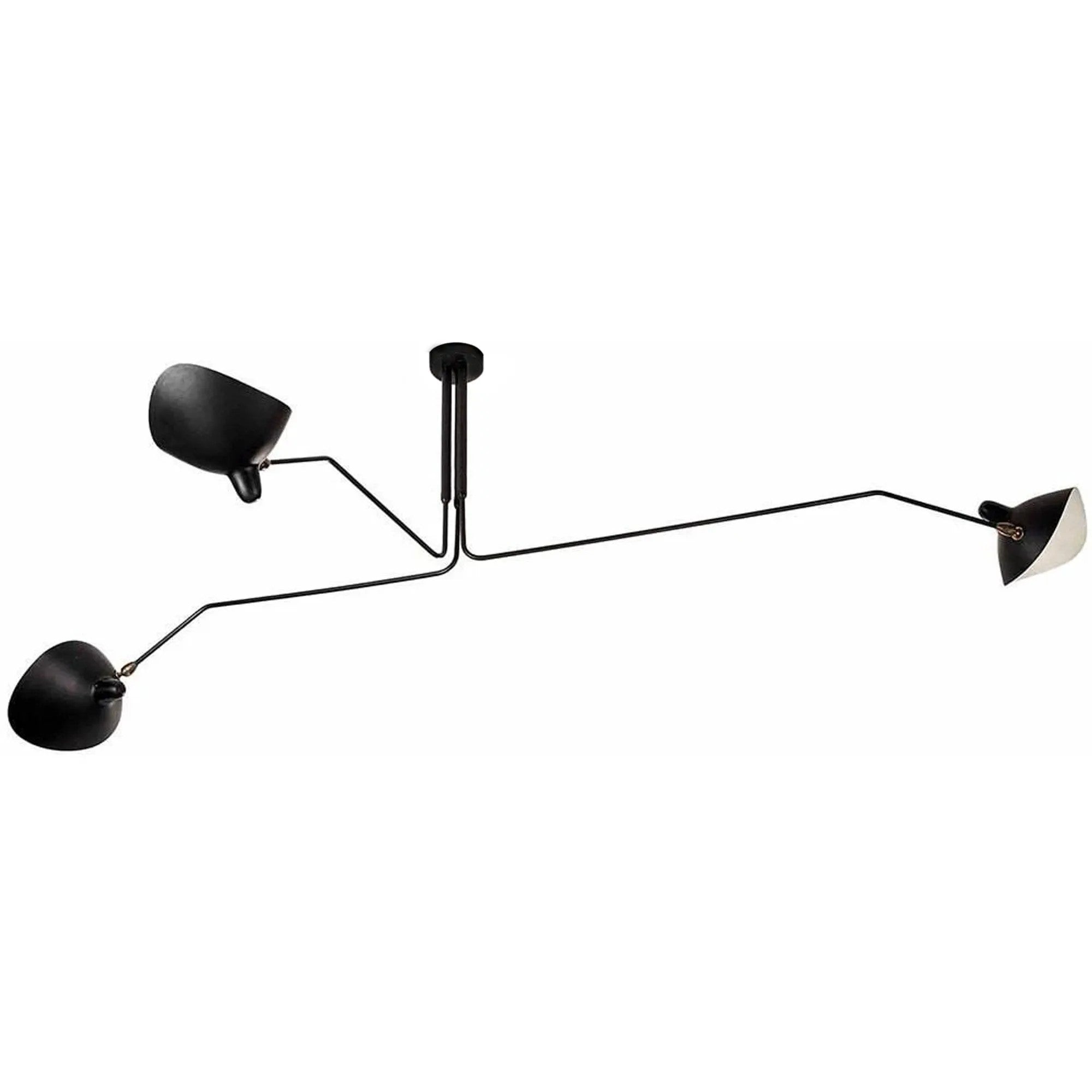 Lampa Sufitowa 3 Ramienna APP569-3C Czarna 13