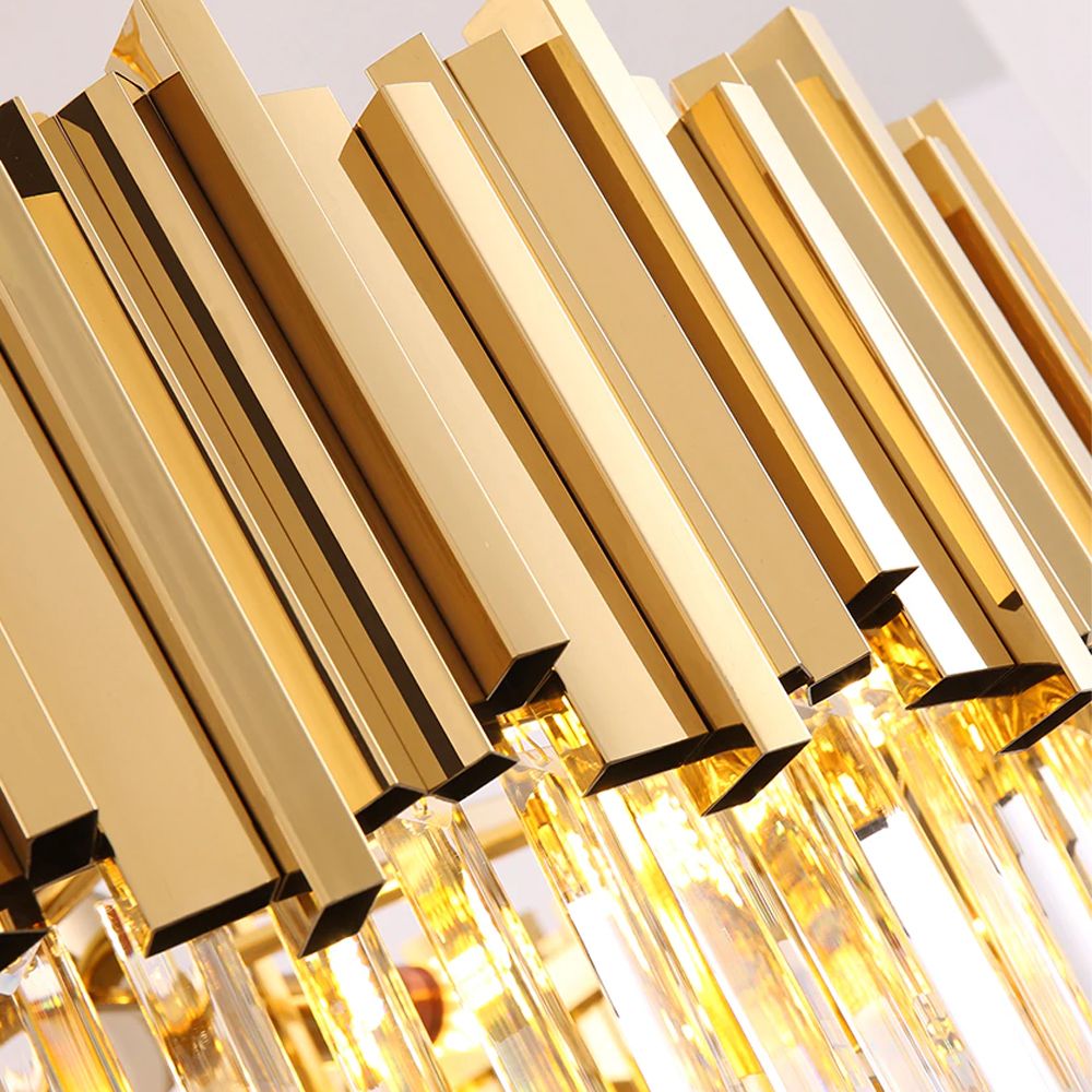 Lampa Kryształowa Kinkiet App602-w Złota 2