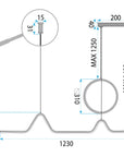LAMPA WISZĄCA LED LHJ022-CP 120 Cm ZŁOTA 14