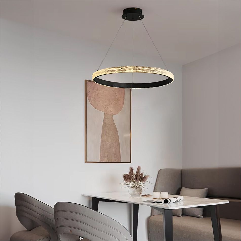 Lampa Sufitowa Wisząca Led App1512-cp Black 5