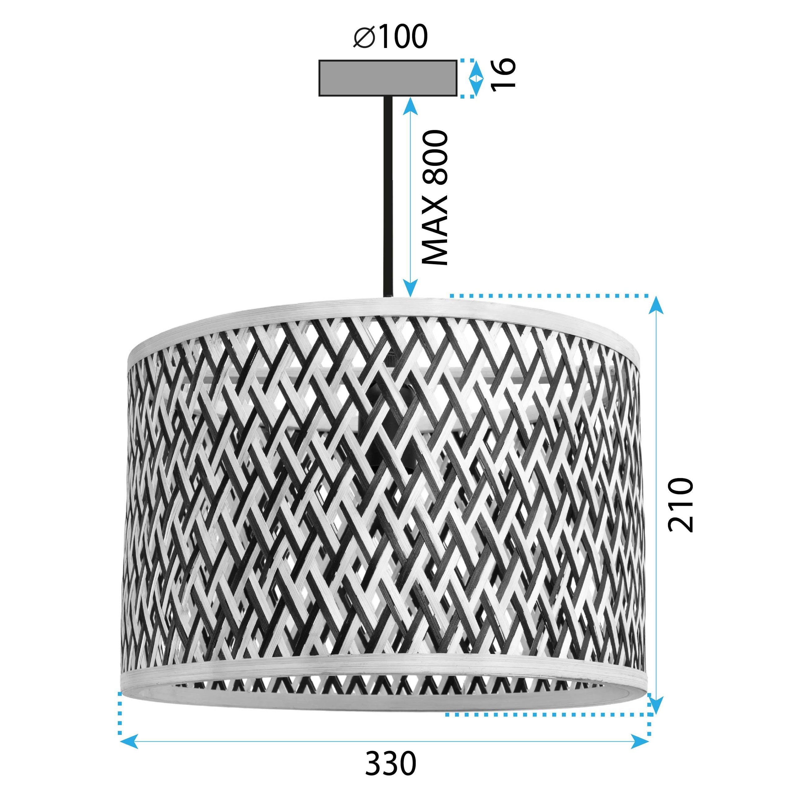 Lampa Sufitowa Wisząca Boho APP1543-1CP 8