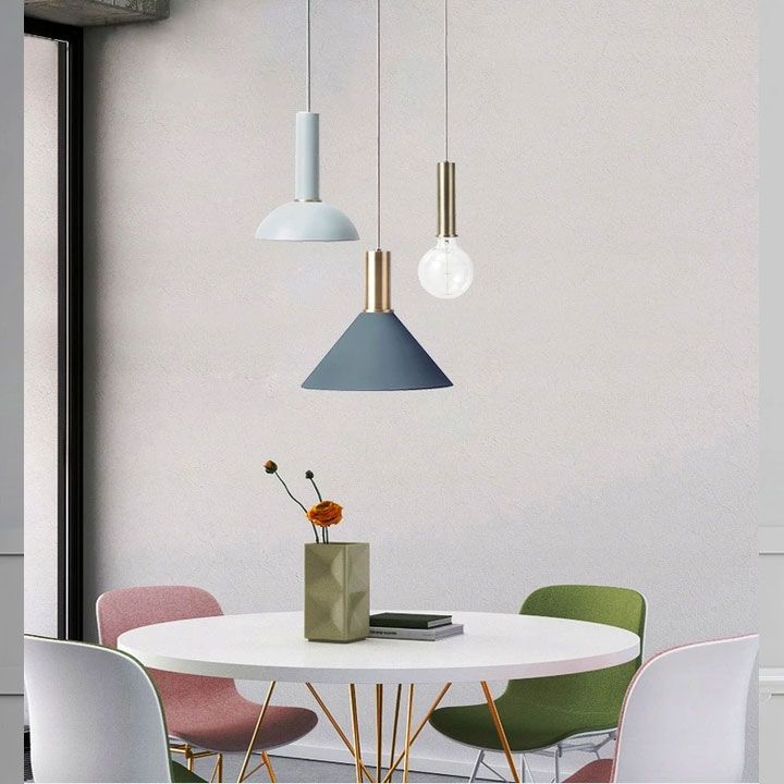 Lampa wisząca  OSTI D APP135-1CP Niebieska