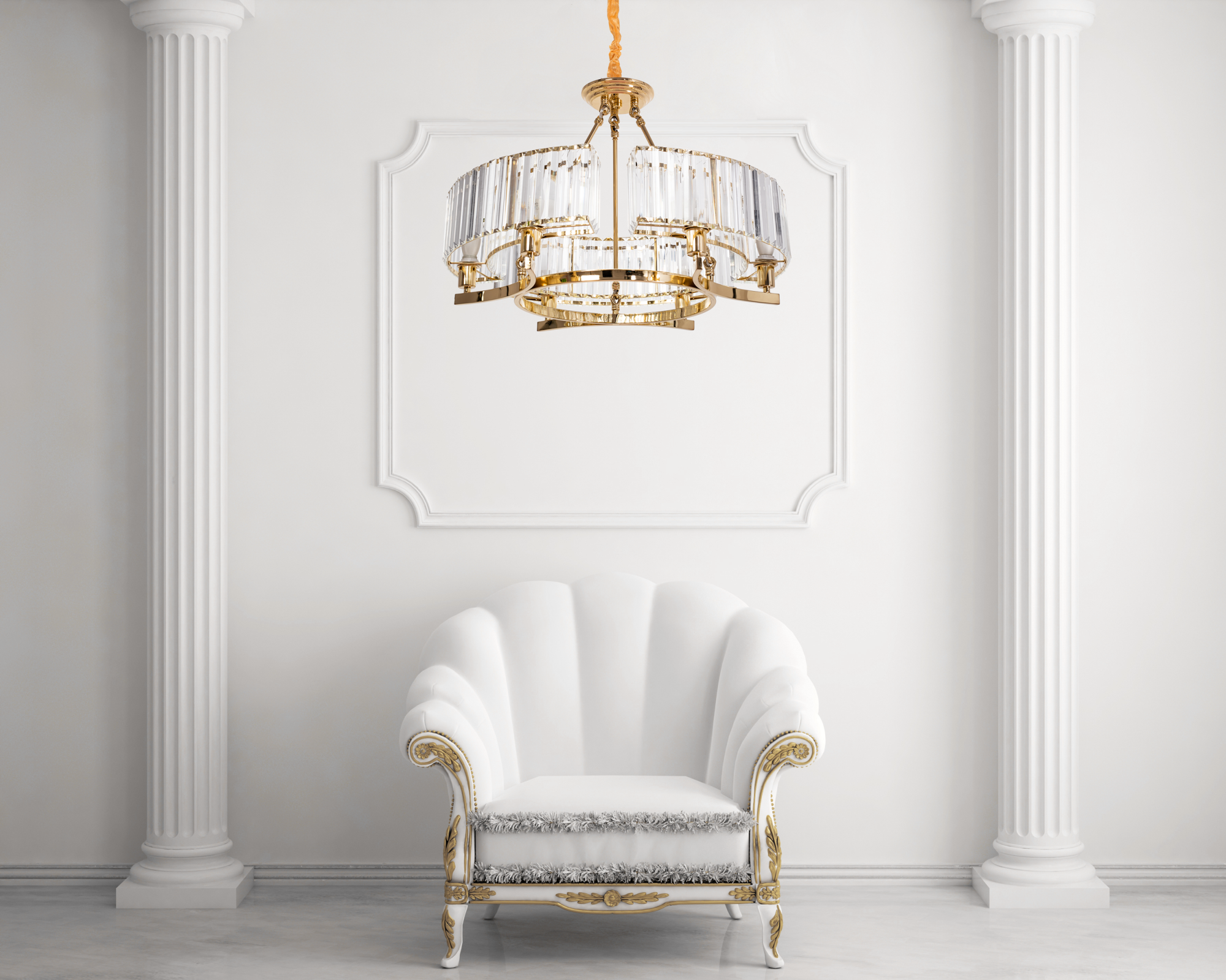 Lampa Wisząca z Kryształami APP789-6C