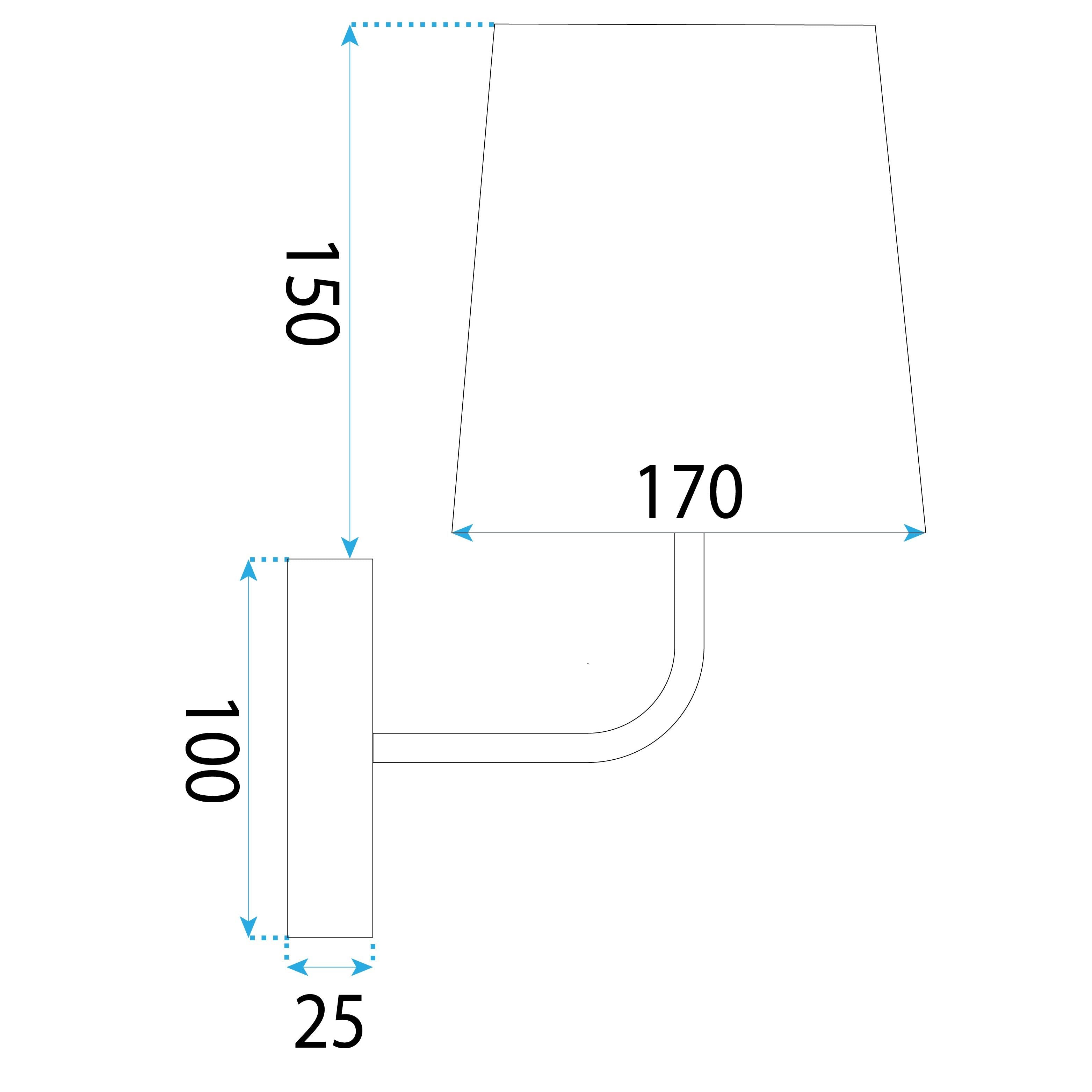 Kinkiet APP1612-1W Black 7