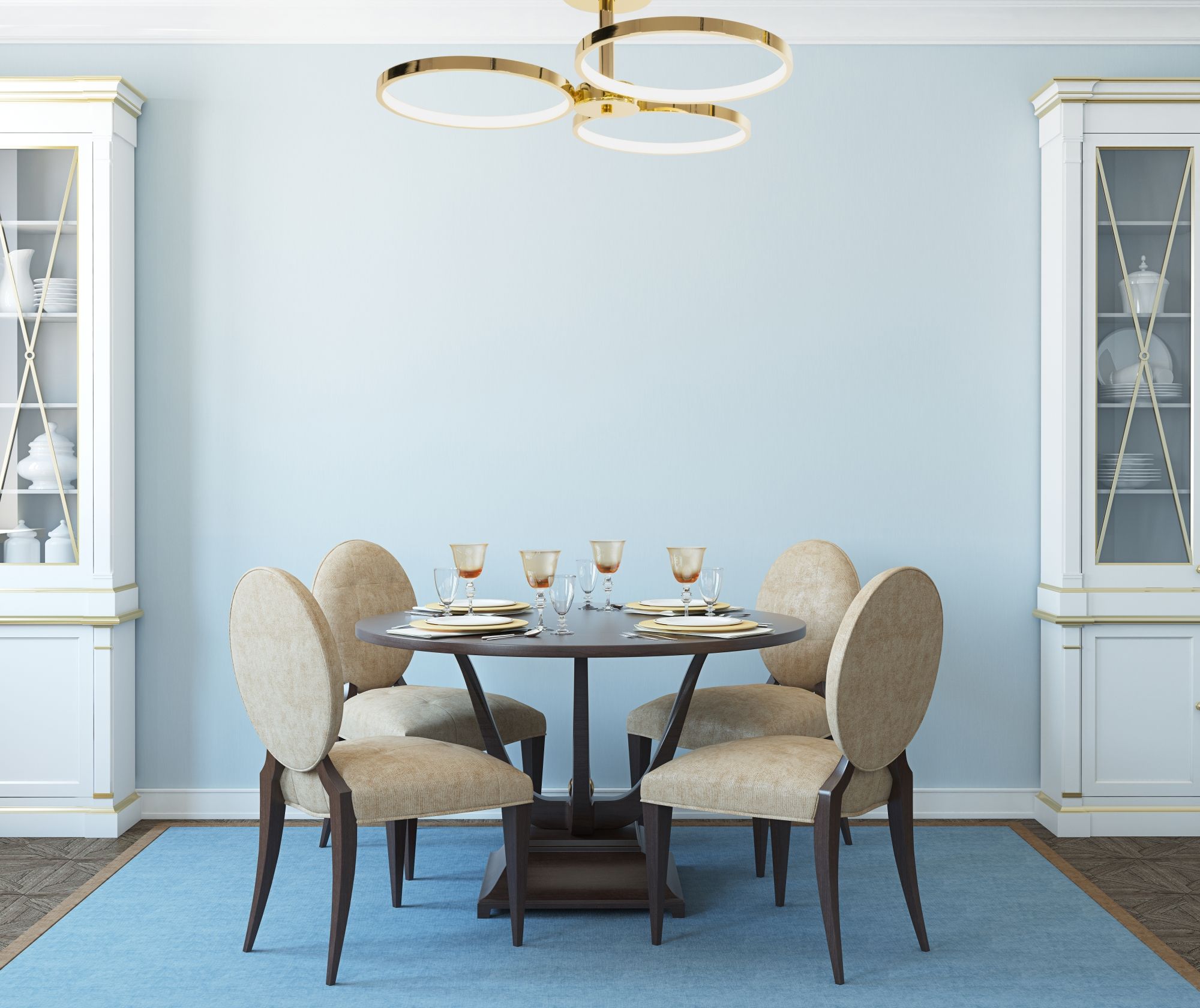 Lampa Sufitowa Wisząca LED APP993-c Złota + Pilot