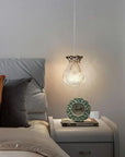 LAMPA SUFITOWA WISZĄCA LHJ107-1CP JASNE RÓŻOWE ZŁOTO 18