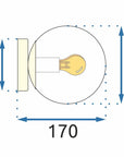 Lampa Wisząca APP1156-1C Złoty
