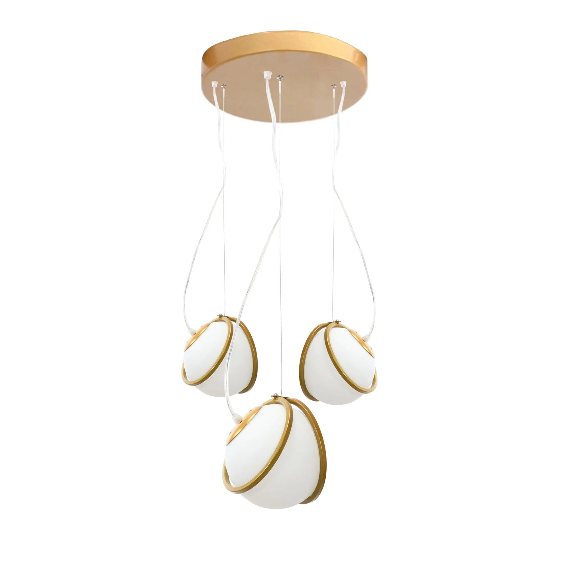 Lampa Wisząca APP1090-3CP Złota 1