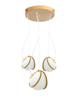 Lampa Wisząca APP1090-3CP Złota 1