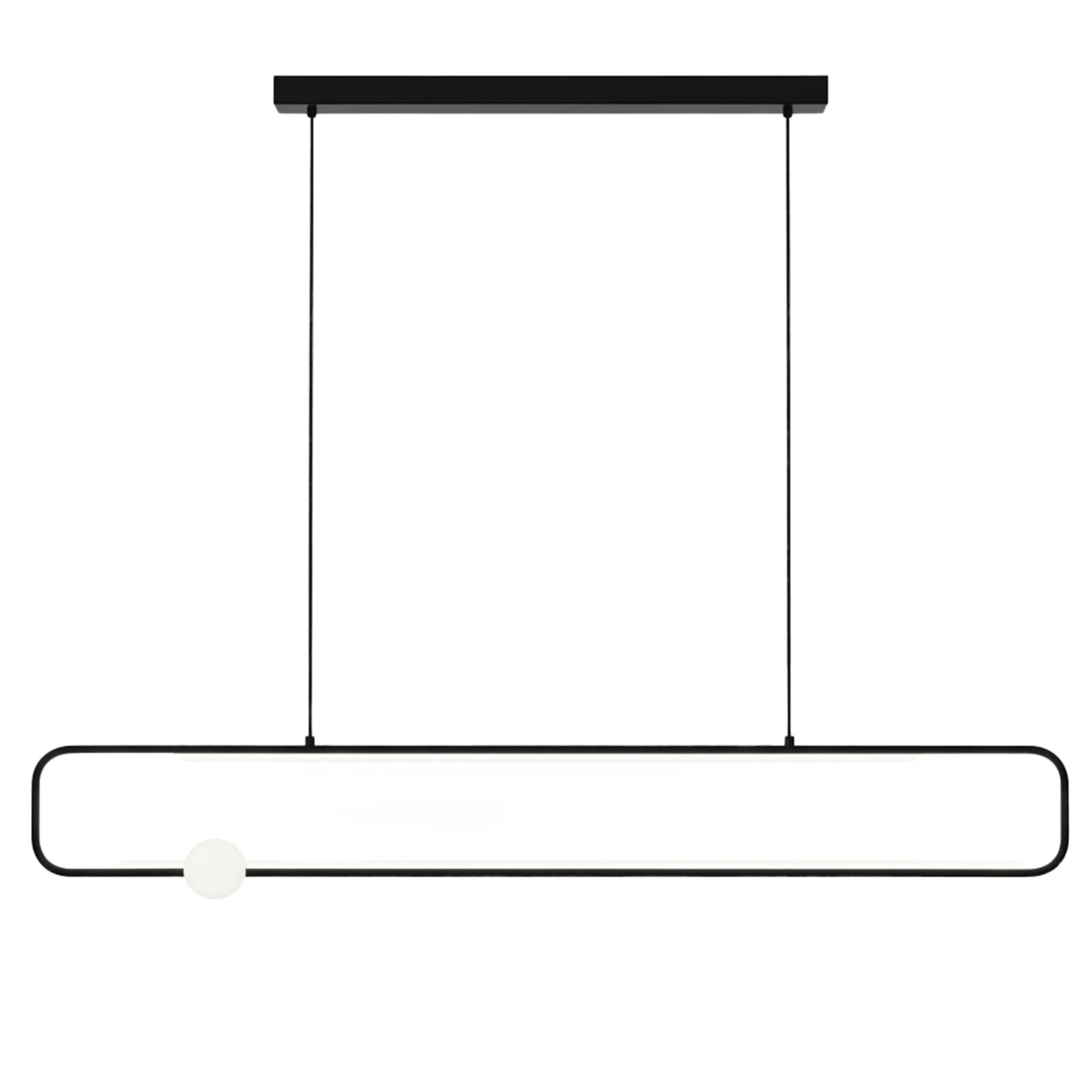 LAMPA SUFITOWA WISZĄCA LED G123-CP CZARNA 1