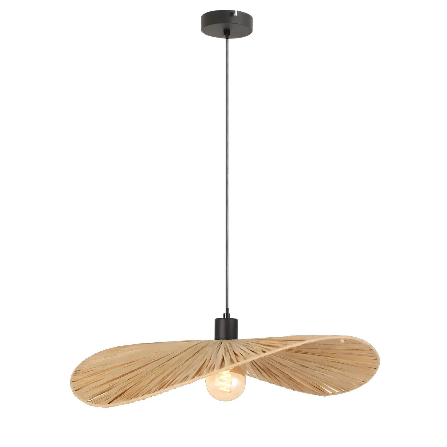 LAMPA SUFITOWA WISZĄCA APP1826-1CP NATURE BLACK 1