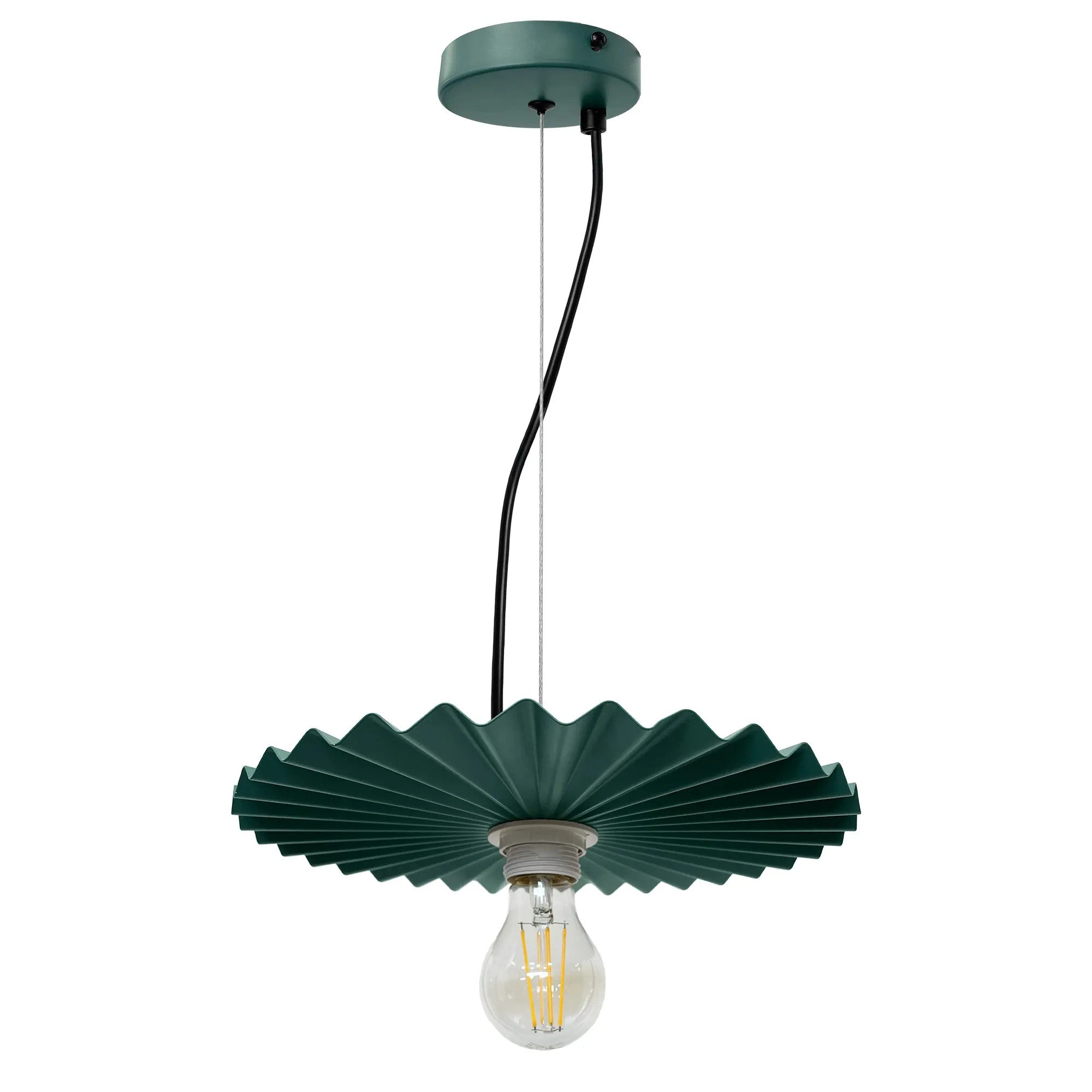 LAMPA SUFITOWA WISZĄCA APP1455-1CP Zielony 1