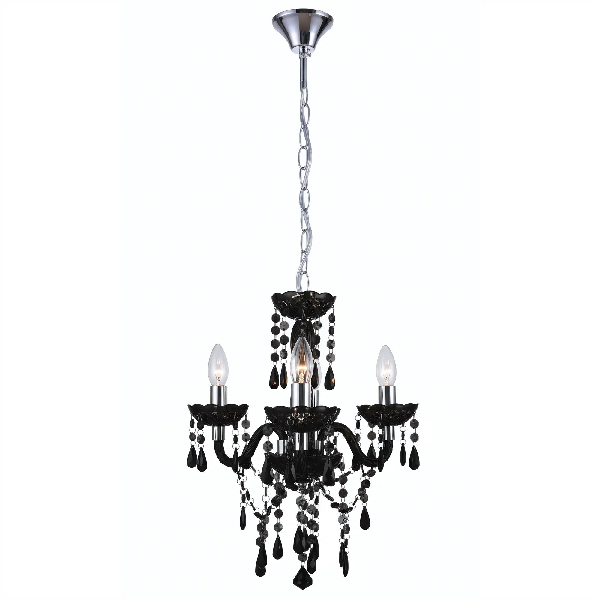 LAMPA SUFITOWA WISZĄCA EBT005-3CP CZARNA 1