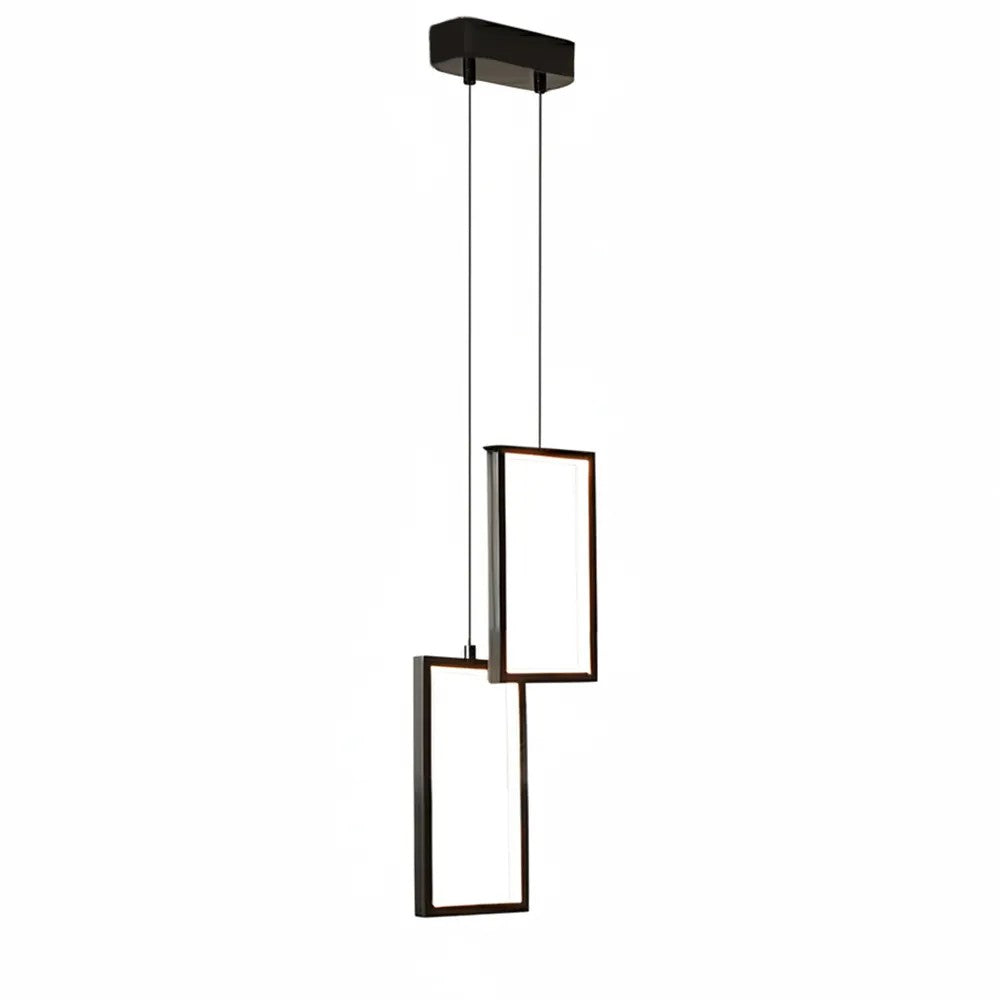 LAMPA SUFITOWA WISZĄCA LED LHJ085-2CP CZARNA 1