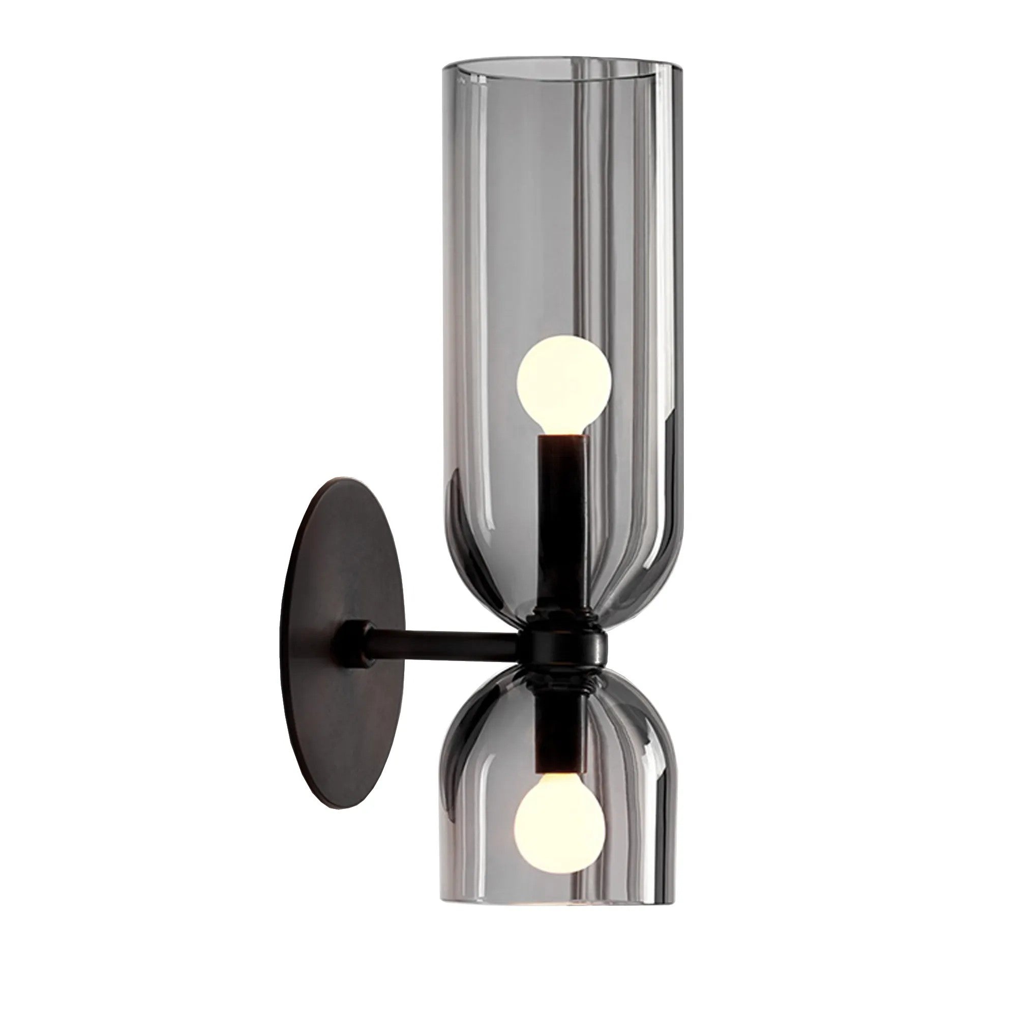 LAMPA ŚCIENNA KINKIET APP1208-2W Czarna 1